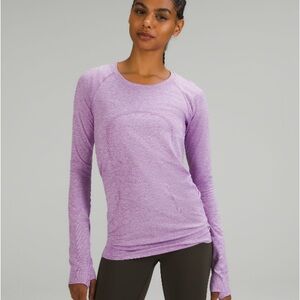 Lululemon Swiftly Tech Long-Sleeve Shirt in Moonlit Magenta
